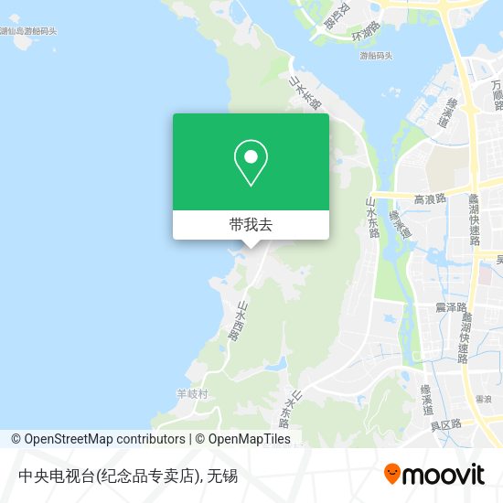 中央电视台(纪念品专卖店)地图