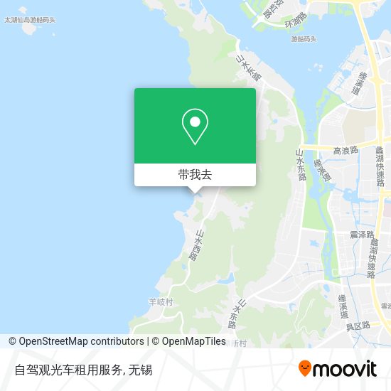 自驾观光车租用服务地图