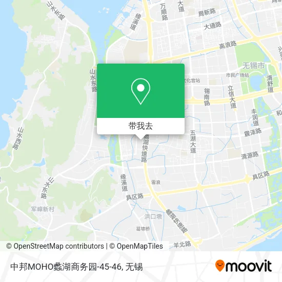 中邦MOHO蠡湖商务园-45-46地图