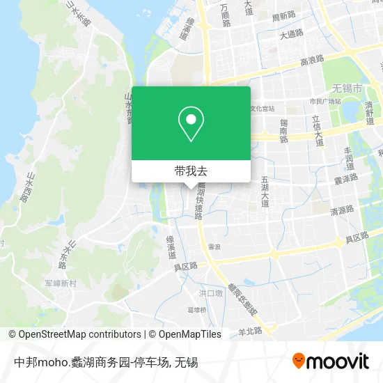 中邦moho.蠡湖商务园-停车场地图