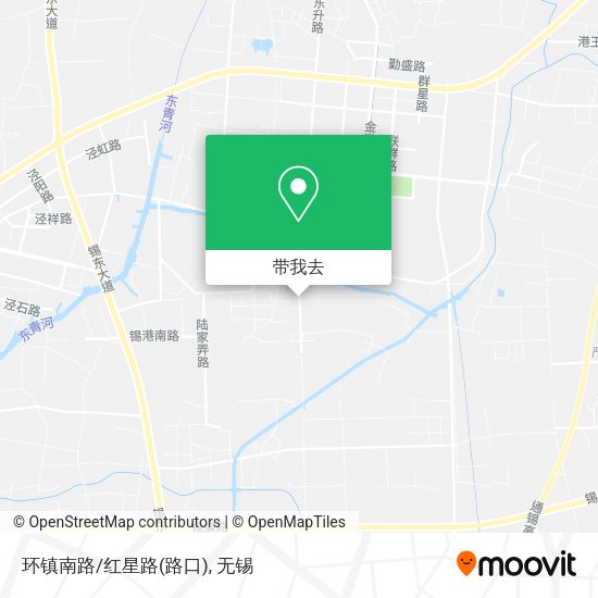 环镇南路/红星路(路口)地图