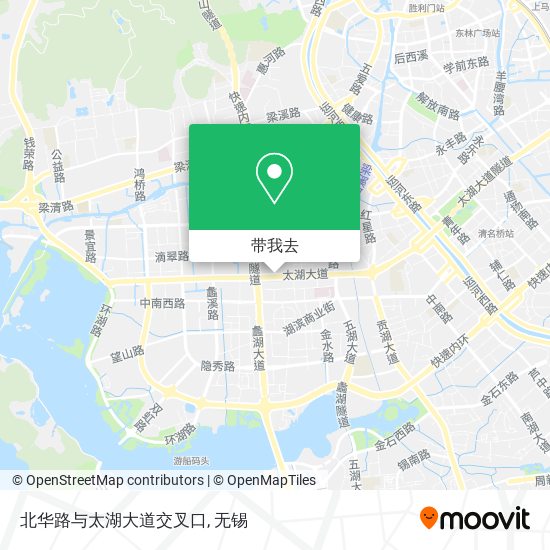 北华路与太湖大道交叉口地图
