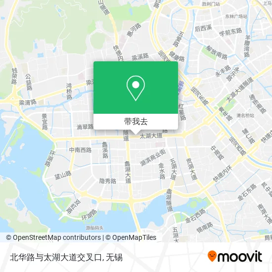 北华路与太湖大道交叉口地图
