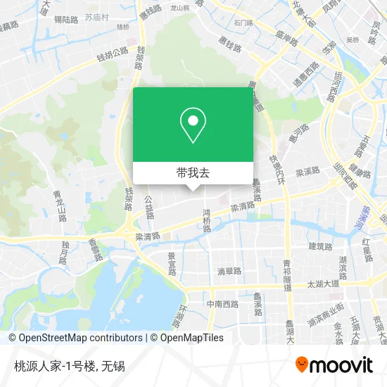 桃源人家-1号楼地图