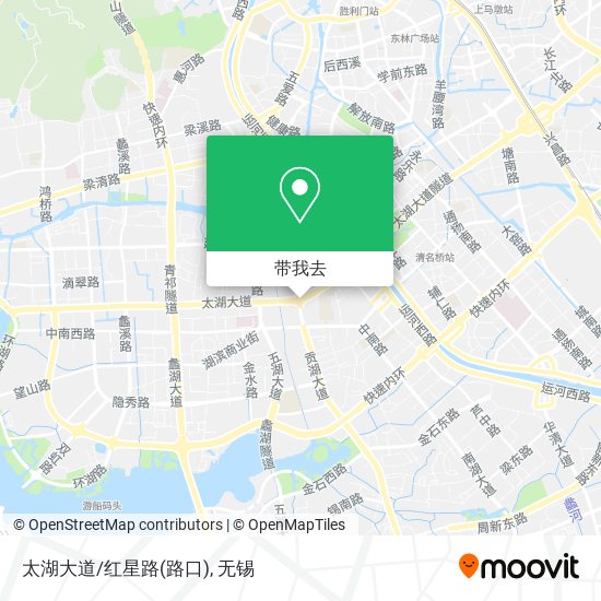 太湖大道/红星路(路口)地图