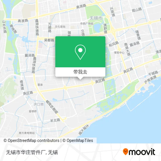 无锡市华庄管件厂地图