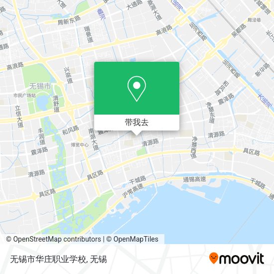 无锡市华庄职业学校地图