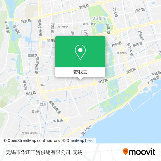 无锡市华庄工贸供销有限公司地图
