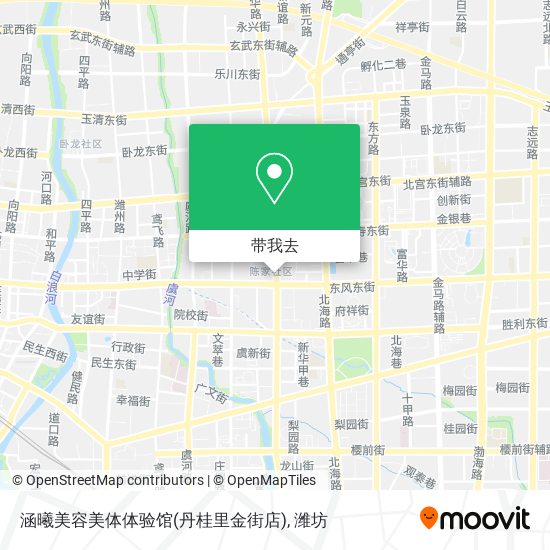 涵曦美容美体体验馆(丹桂里金街店)地图