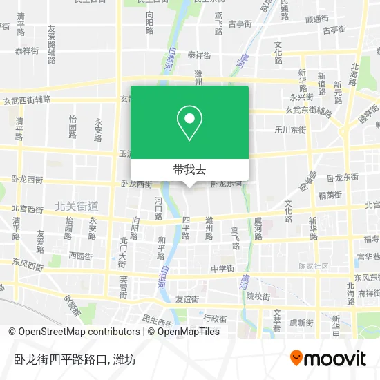 卧龙街四平路路口地图
