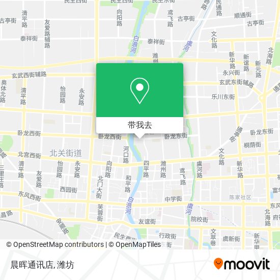 晨晖通讯店地图