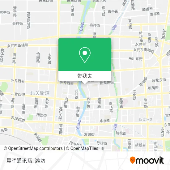 晨晖通讯店地图