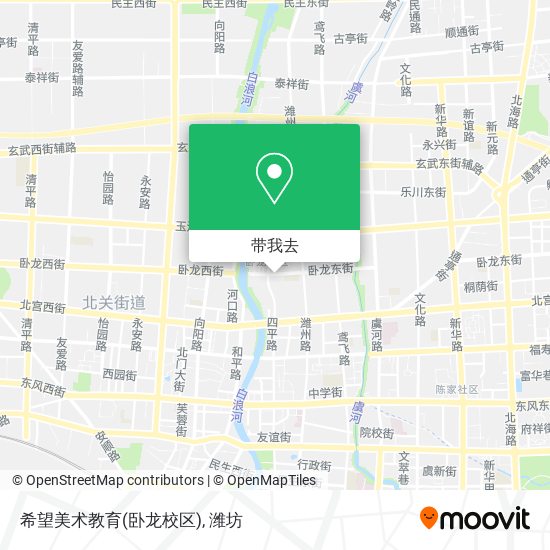 希望美术教育(卧龙校区)地图