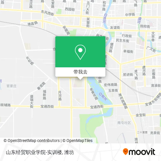 山东经贸职业学院-实训楼地图