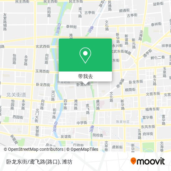卧龙东街/鸢飞路(路口)地图