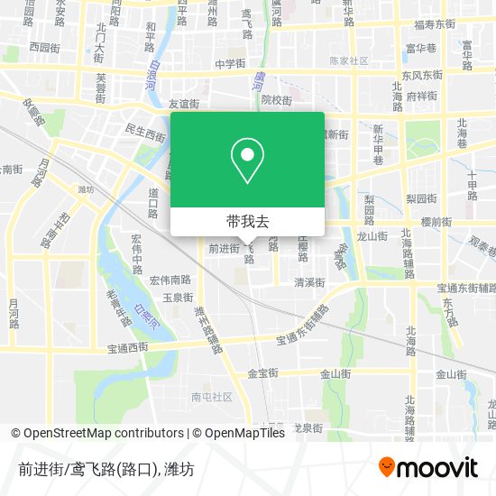 前进街/鸢飞路(路口)地图
