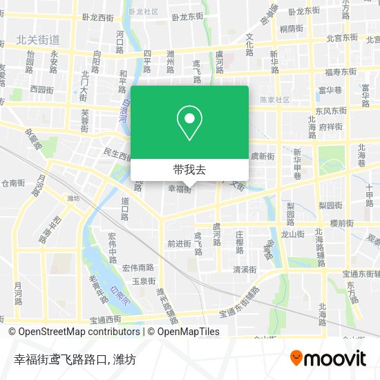 幸福街鸢飞路路口地图