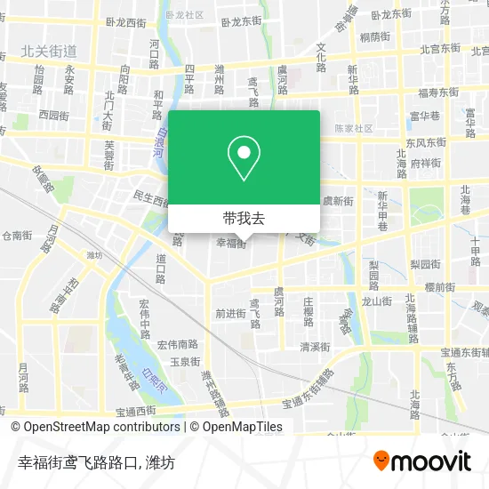 幸福街鸢飞路路口地图