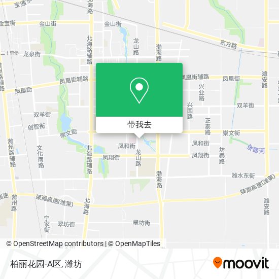 柏丽花园-A区地图