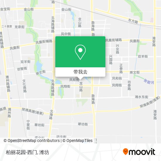 柏丽花园-西门地图