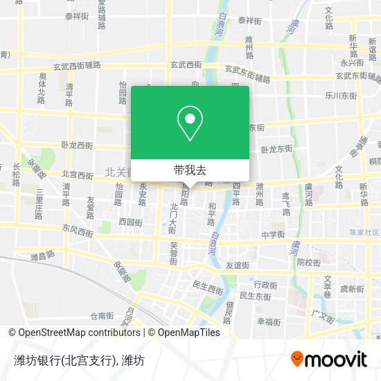 潍坊银行(北宫支行)地图