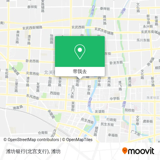 潍坊银行(北宫支行)地图