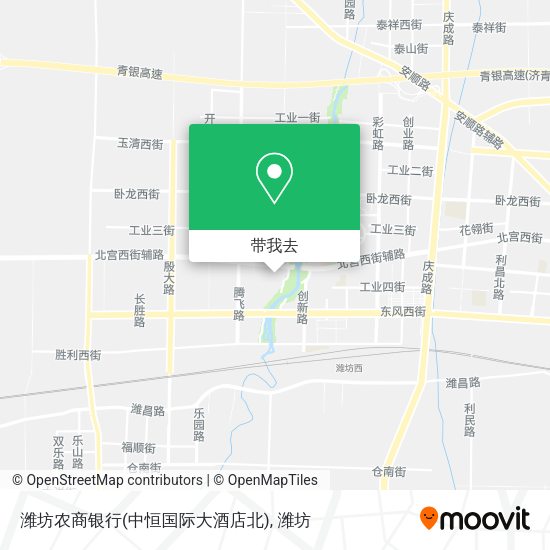 潍坊农商银行(中恒国际大酒店北)地图