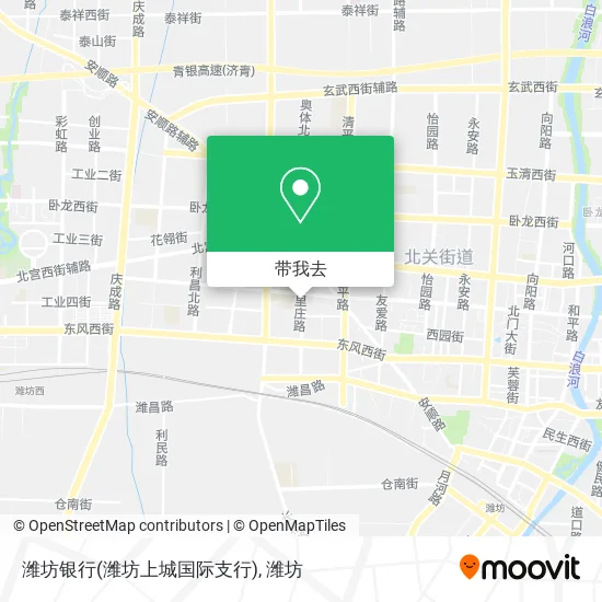 潍坊银行(潍坊上城国际支行)地图