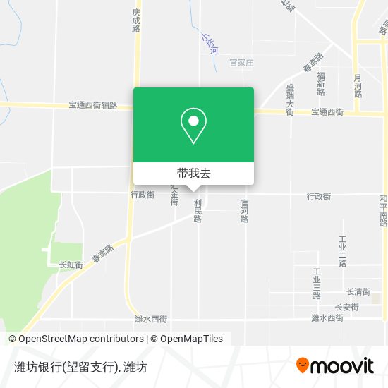 潍坊银行(望留支行)地图