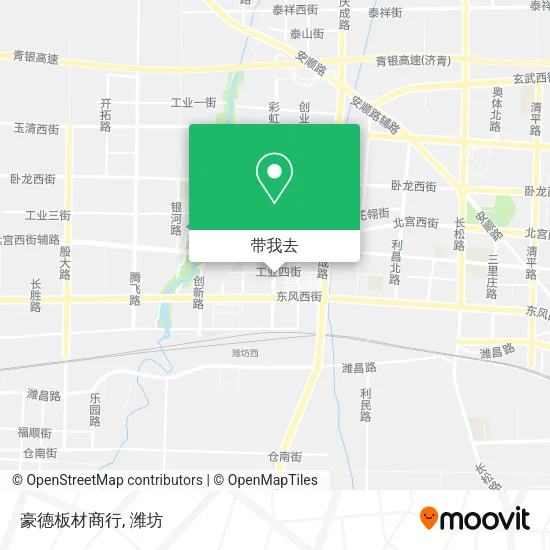 豪德板材商行地图