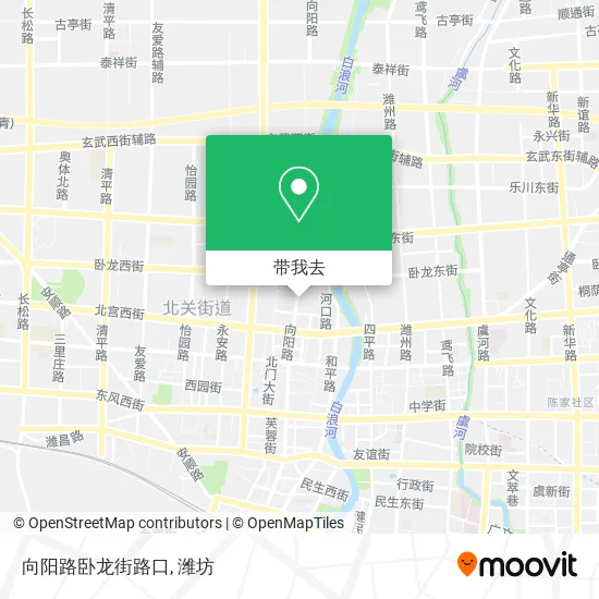 向阳路卧龙街路口地图
