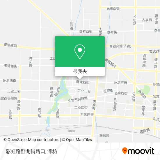 彩虹路卧龙街路口地图