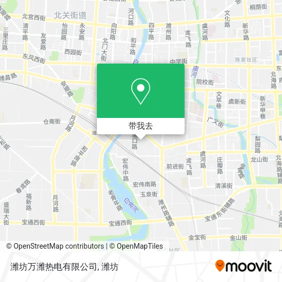 潍坊万潍热电有限公司地图