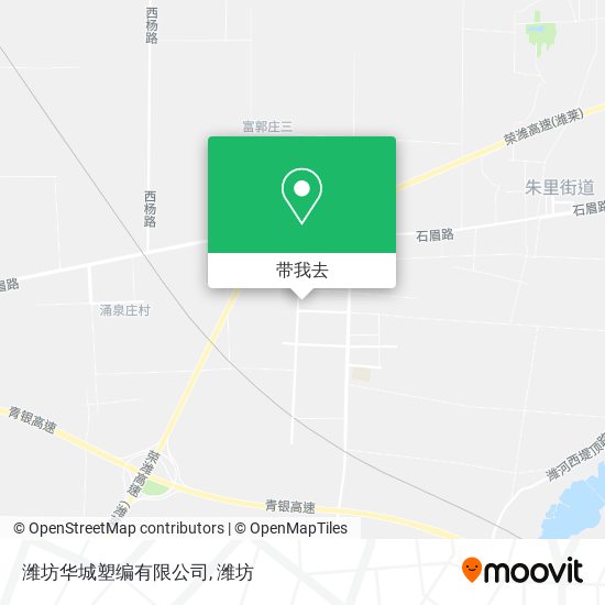 潍坊华城塑编有限公司地图