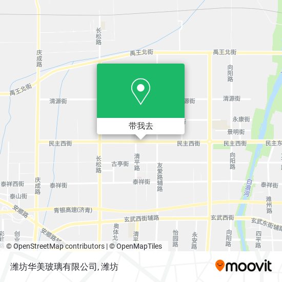 潍坊华美玻璃有限公司地图