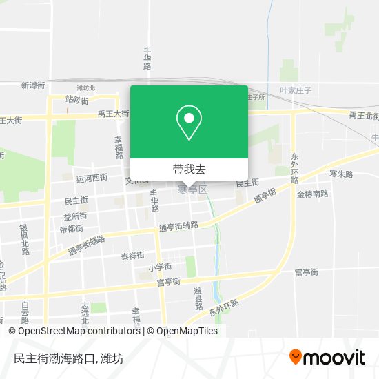 民主街渤海路口地图