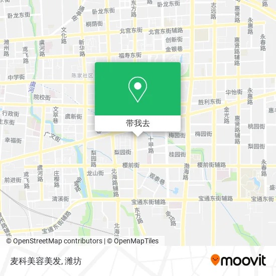 麦科美容美发地图