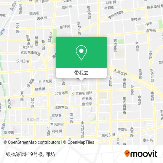 银枫家园-19号楼地图