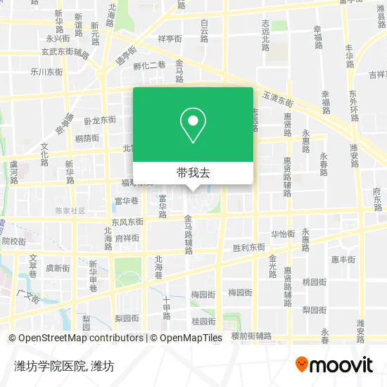 潍坊学院医院地图
