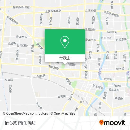 怡心苑-南门地图
