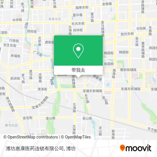 潍坊惠康医药连锁有限公司地图