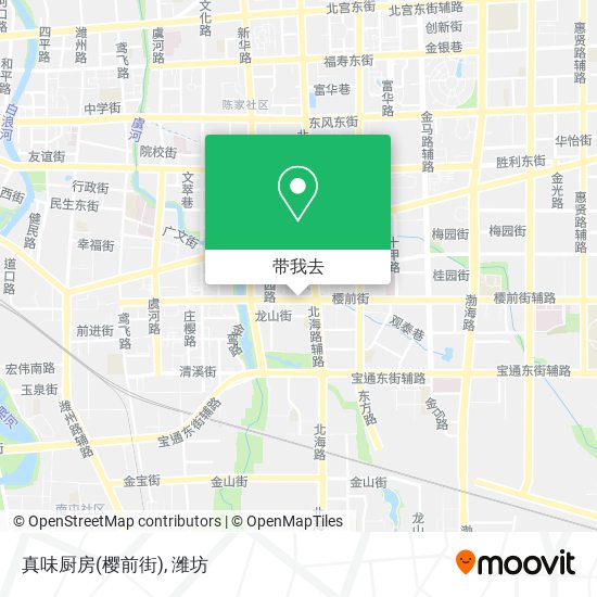 真味厨房(樱前街)地图