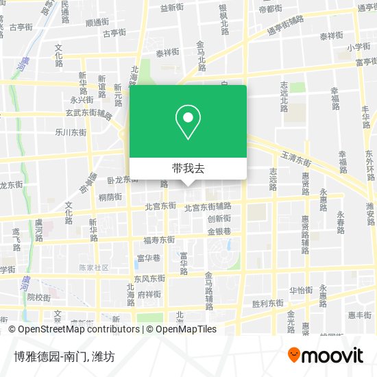 博雅德园-南门地图