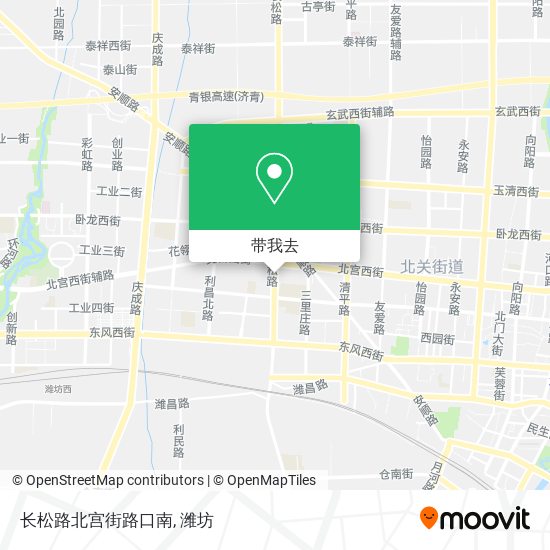 长松路北宫街路口南地图