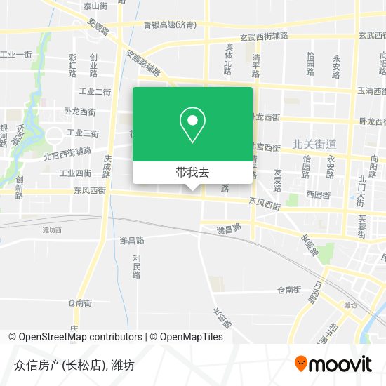众信房产(长松店)地图