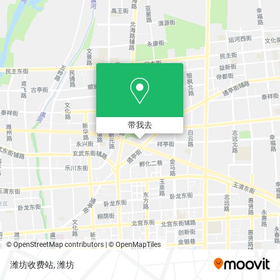 潍坊收费站地图