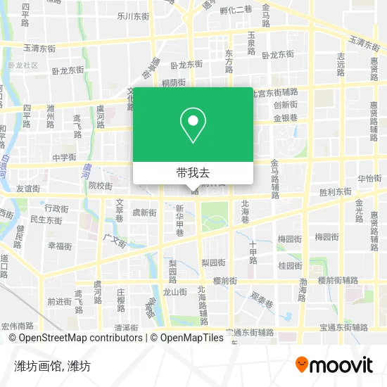 潍坊画馆地图