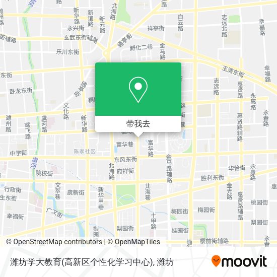 潍坊学大教育(高新区个性化学习中心)地图