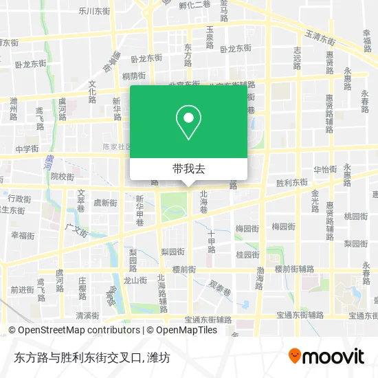 东方路与胜利东街交叉口地图