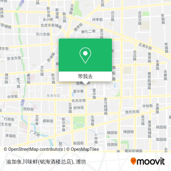 渝加鱼川味鲜(铭海酒楼总店)地图